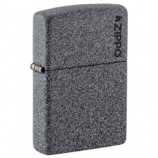 Зажигалка Zippo 211 ZL Iron Stone Zippo Logo