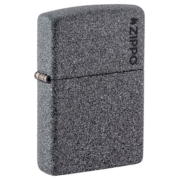 Зажигалка Zippo 211 ZL Iron Stone Zippo Logo (Код. 18312-11) главное фото
