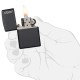 Зажигалка Zippo 218 ZL Black Matte (Код. 3136-11) дополнительное фото № 3