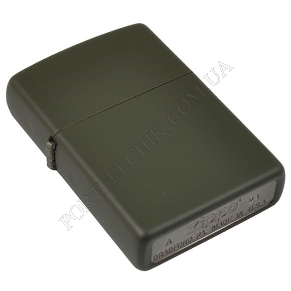 Зажигалка Zippo 221 Green Matte (Код. 15836-11) главное фото