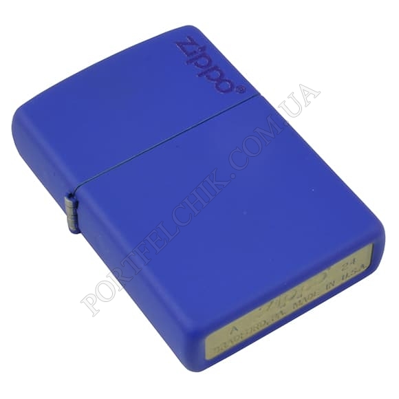 Запальничка Zippo 229 ZL Royal Blue Matte (Код. 3148-11) головне фото