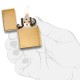 Зажигалка Zippo 240 Vintage Brushed Brass (Код. 3156-11) дополнительное фото № 3