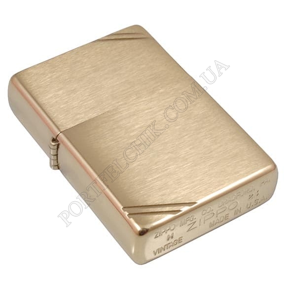 Зажигалка Zippo 240 Vintage Brushed Brass (Код. 3156-11) главное фото