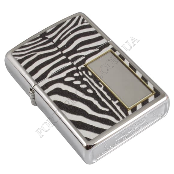 Зажигалка Zippo 28046 Zebra Print (Код. 3266-11) главное фото