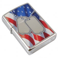 Запальничка Zippo 28291 Flag & Dog Tags