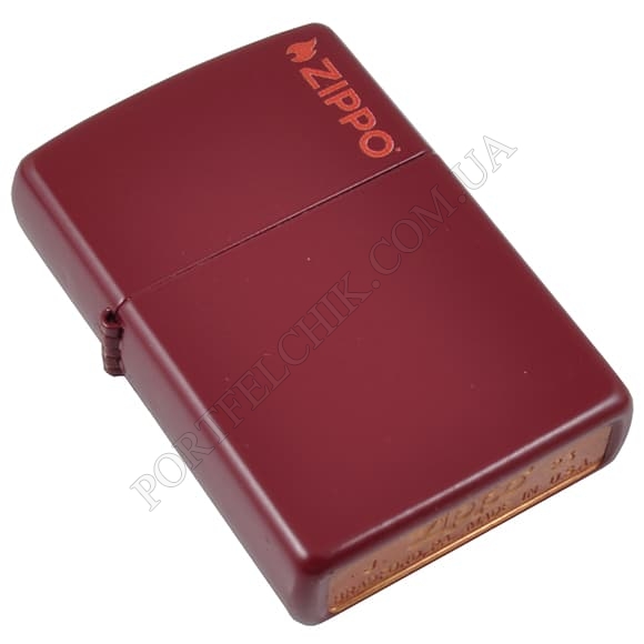Запальничка Zippo 46021 ZL Classic Merlot with Zippo Logo (Код. 17534-11) головне фото
