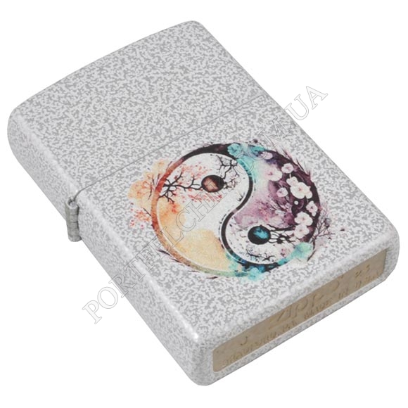 Запальничка Zippo 46249 Floral Yin and Yang Design (Код. 17834-11) головне фото