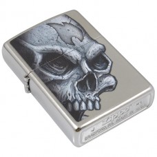 Запальничка Zippo 46587 Skull and Flame Design
