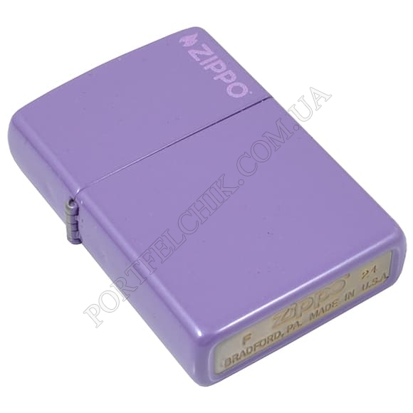 Запальничка Zippo 46681 ZL Smoky Lavender Zippo Logo (Код. 18309-11) головне фото