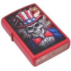 Запальничка Zippo 46696 Uncle Sam Skull Design