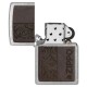 Запальничка Zippo 46920 Brown Leather Emblem - Zippo Design (Код. 18485-11) додаткове фото № 3