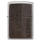 Запальничка Zippo 46920 Brown Leather Emblem - Zippo Design (Код. 18485-11) додаткове фото № 4