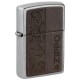 Запальничка Zippo 46920 Brown Leather Emblem - Zippo Design (Код. 18485-11) головне фото