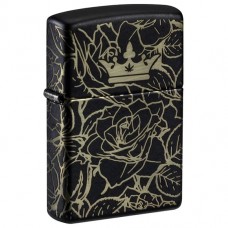 Запальничка Zippo 47107 Queen of Bud Dark Roses Design