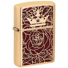 Запальничка Zippo 47108 Queen of Bud Passionate Rose and Crown Design