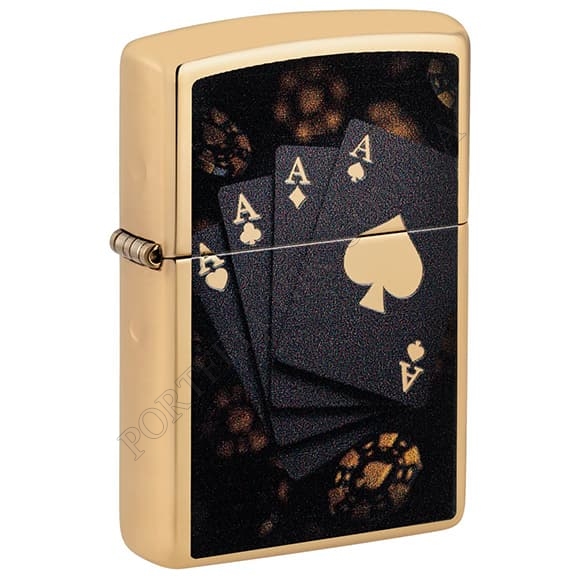 Запальничка Zippo 47141 Lucky Aces Design (Код. 18667-11) головне фото