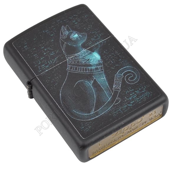 Зажигалка Zippo 48582 Spiritual Cat Design (Код. 16697-11) главное фото