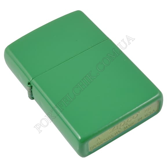Зажигалка Zippo 48629 Regular Grass Green Matte (Код. 16945-11) главное фото