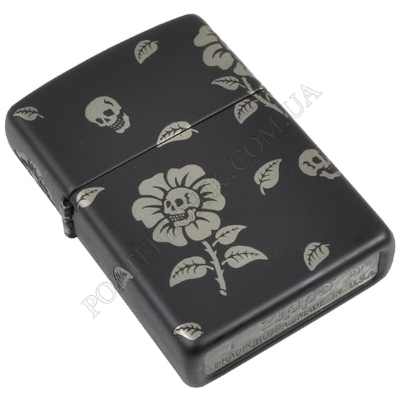Зажигалка Zippo 48931 Flower Skulls Design (Код. 17548-11) главное фото