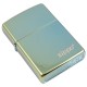 Зажигалка Zippo 49191 ZL High Polish Teal Zippo Logo (Код. 15715-11) главное фото