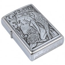Запальничка Zippo 49442 Skull and Angel Emblem