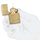 Запальничка Zippo 49477 Regular Tumbled Brass (Код. 15876-11) додаткове фото № 3