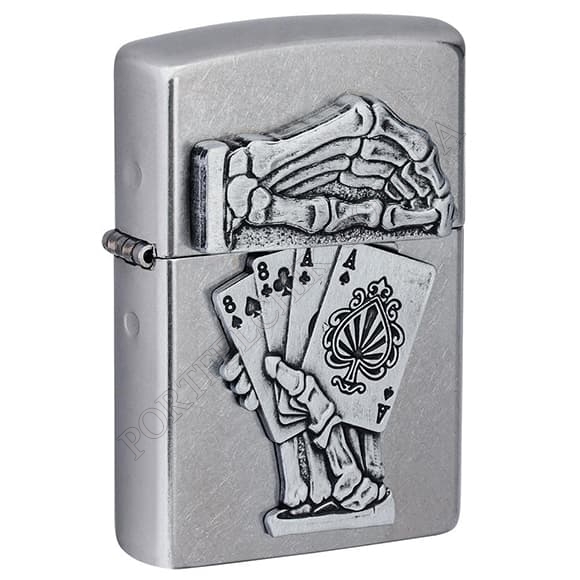 Зажигалка Zippo 49536 Dead Mans Hand Emblem Design (Код. 18305-11) главное фото
