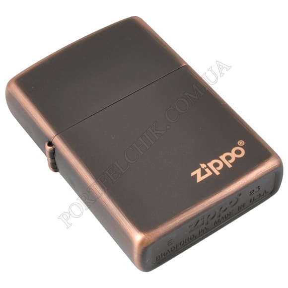 Запальничка Zippo 49839 ZL Rustic Bronze Zippo Logo (Код. 16737-11) головне фото