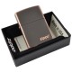 Запальничка Zippo 49839 ZL Rustic Bronze Zippo Logo (Код. 16737-11) додаткове фото № 5