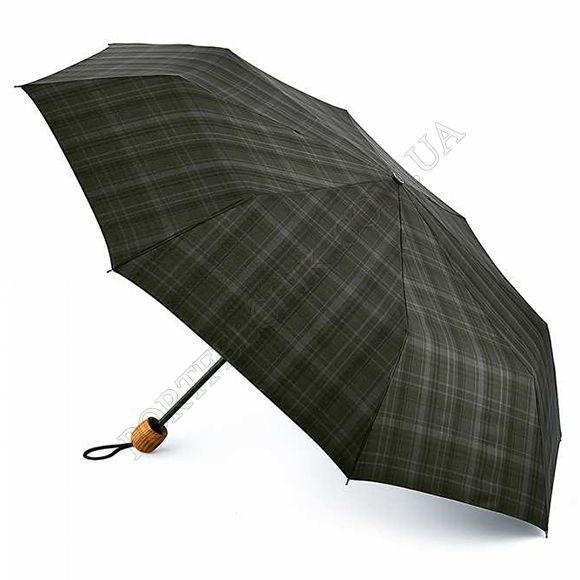 Парасолька Fulton G868 Hackney-2 Charcoal Check сірий (Код. 10282-01) головне фото