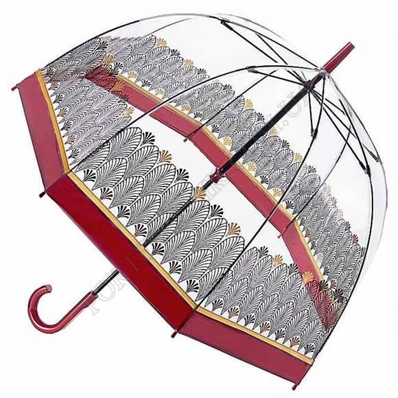 Зонт Fulton L042 Birdcage-2 Art Deco красный (Код. 16826-01) главное фото