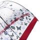 Зонт Fulton L042 Birdcage-2 Butterfly Dream красный (Код. 16827-01) дополнительное фото № 3