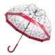 Зонт Fulton L042 Birdcage-2 Butterfly Dream красный (Код. 16827-01) дополнительное фото № 6
