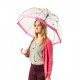 Зонт Fulton L042 Birdcage-2 Pink Polka розовый (Код. 9873-01) дополнительное фото № 2