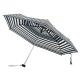 Зонт Fulton L340 Miniflat-2 Bold Stripe черный / белый (Код. 17378-01) дополнительное фото № 2