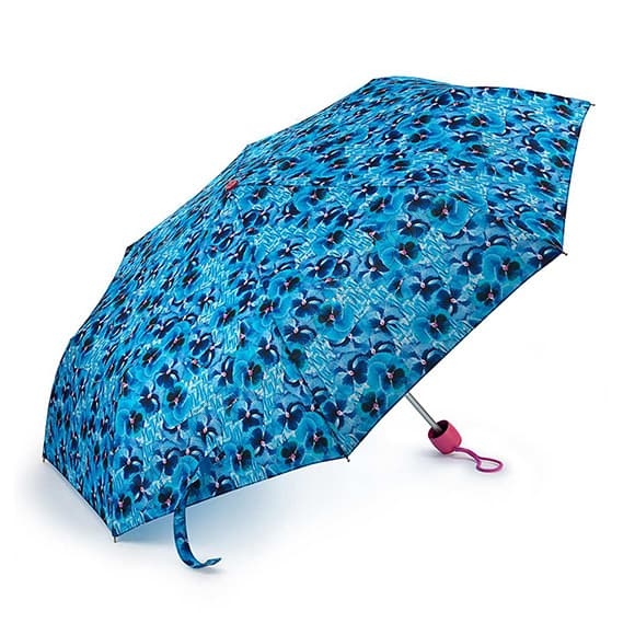 Зонт Fulton L354 Minilite-2 Cool Pansy голубой (Код. 17387-01) главное фото
