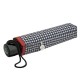 Зонт Fulton L354 Minilite-2 Houndstooth Red Border черный / белый (Код. 17388-01) дополнительное фото № 1