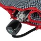 Парасолька Fulton L354 Minilite-2 Houndstooth Red Border чорний / білий (Код. 17388-01) додаткове фото № 5