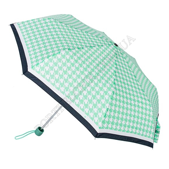 Парасолька Fulton L354 Minilite-2 Minty Houndstooth білий / зелений (Код. 16917-01) головне фото