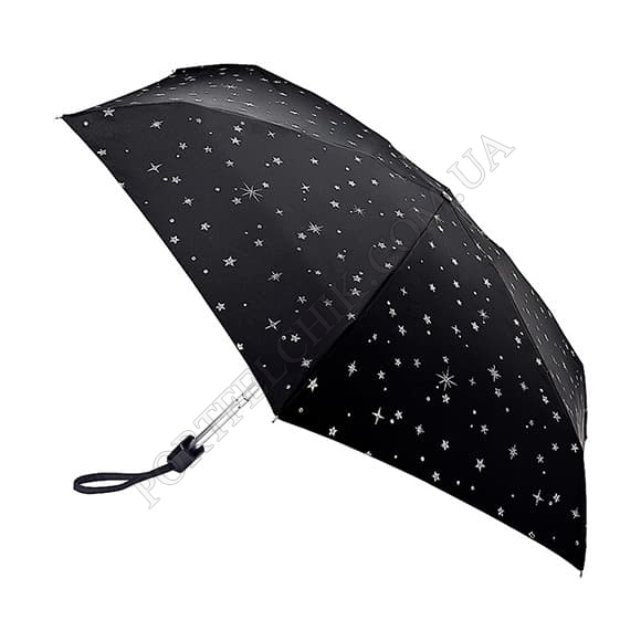 Зонт Fulton L501 Tiny-2 Glitter Stars Black черный (Код. 17400-01) главное фото