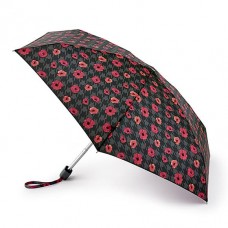 Парасолька Fulton L501 Tiny-2 Houndstooth Poppy чорний