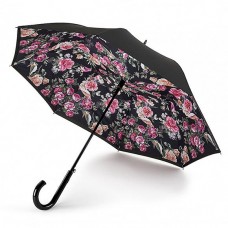 Парасолька Fulton L754 Bloomsbury-2 English Garden чорний