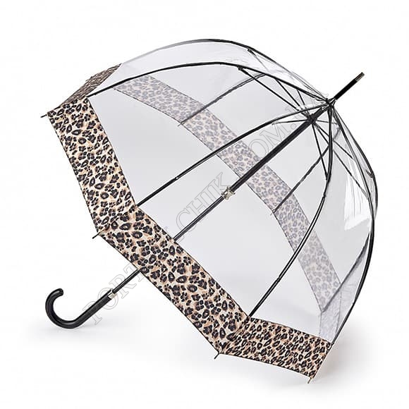 Зонт Fulton L866 Birdcage-2 Luxe Natural Leopard бежевый (Код. 14750-01) главное фото
