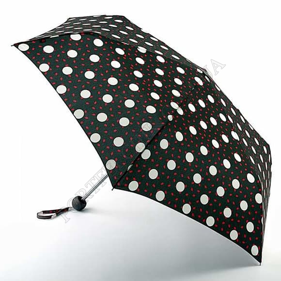 Парасолька Fulton L869 Minilite-2 Polka Lips чорний (Код. 16003-01) головне фото