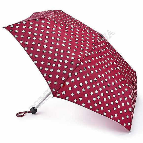 Парасолька Fulton L869 Minilite-2 Polka Pearls червоний (Код. 15999-01) головне фото