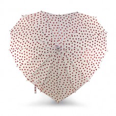 Парасолька Fulton L909 Heart Walker-1 Mini Hearts білий