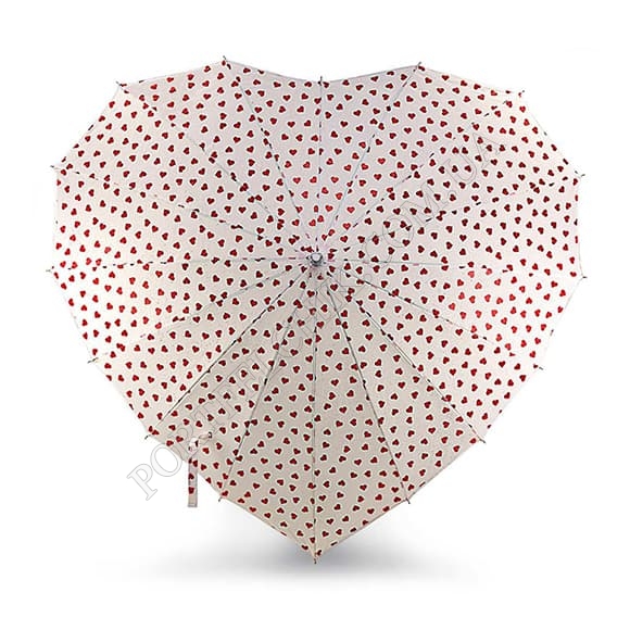 Зонт Fulton L909 Heart Walker-1 Mini Hearts белый (Код. 17383-01) главное фото