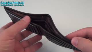 Мужской кошелек Gufo 1371611 коричневый