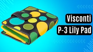 Жіноче портмоне Visconti P-3 Lily Pad чорний, кольорові