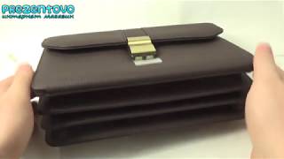 Барсетка кожаная Petek 750-234-02